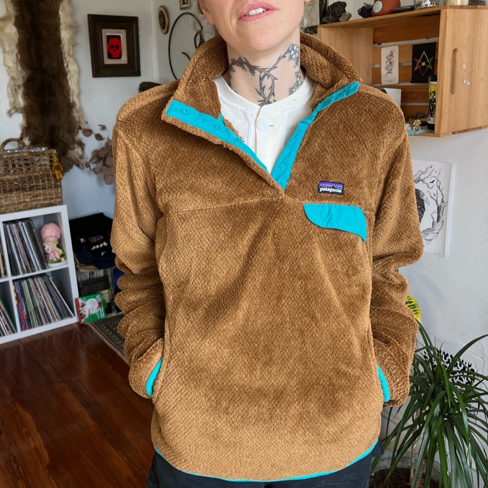 💀 SOLD 💀 Patagonia Fleece Pullover Re-Tool Snap-T Polartec Gorpcore ~ Size M - Picture 2 of 10